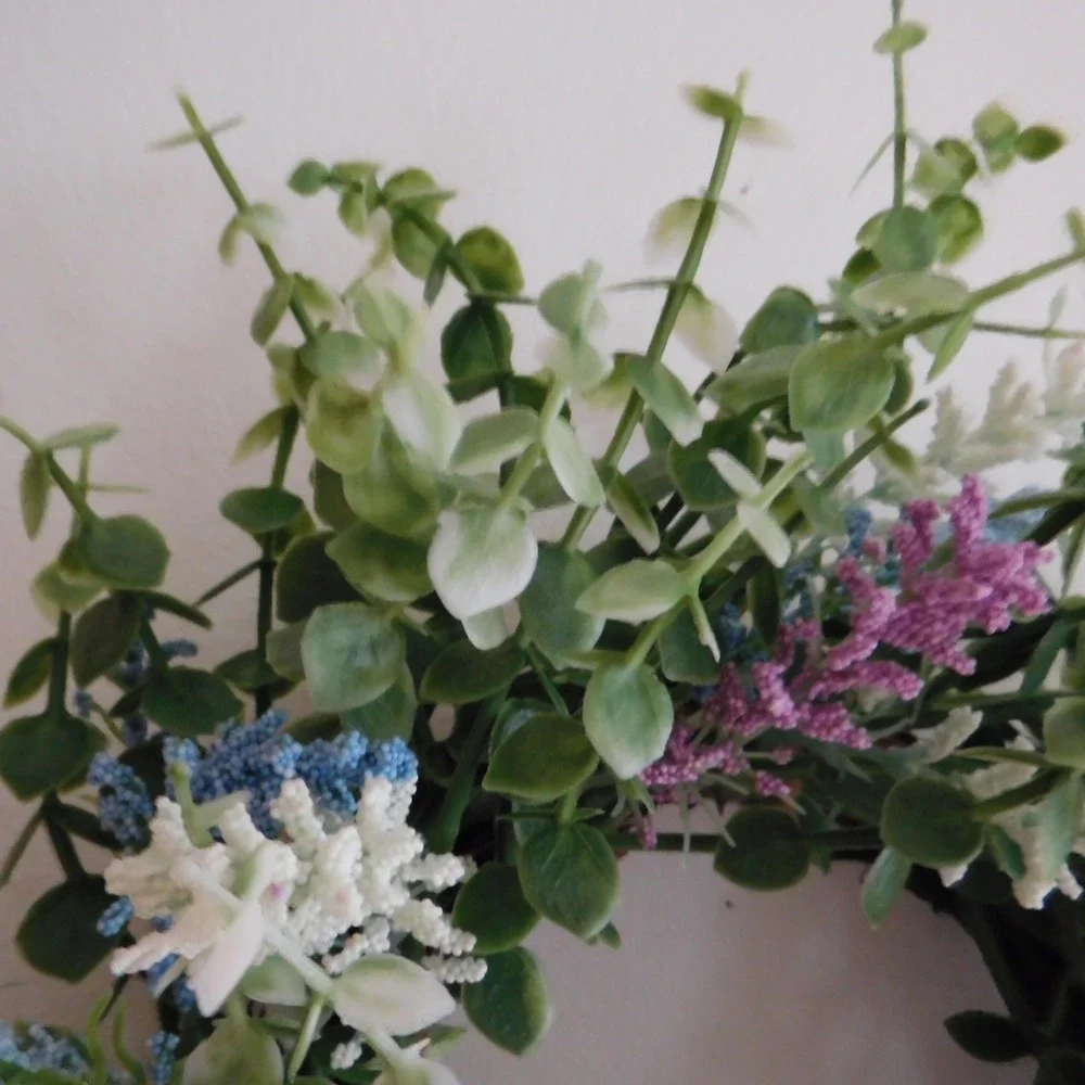 Wire Vine Wreath, Neutral‎ Greenery, Candle Ring, Mini, Cabinet, Mirror Wreath